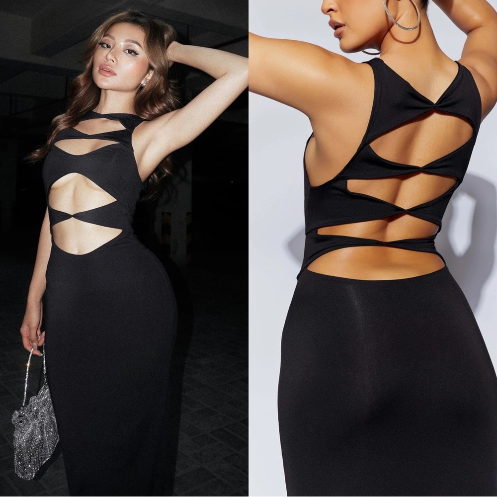 Meshki Chloe Cut Out Maxi Dress
